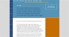 Desktop Screenshot of marbrookfoundation.org